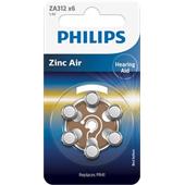 Baterie do naslouchadel Philips ZA312B6A/00 6ks