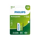 Baterie Philips 9VB1A17/10 dobíjecí 9V 170 mAh 1ks