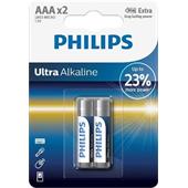 Baterie Philips LR03E2B/10 Ultra Alkalická AAA 2ks