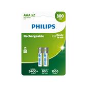 Baterie Philips R03B2A80/10 Nabíjecí Rechargeable AAA 800 mAh 2ks