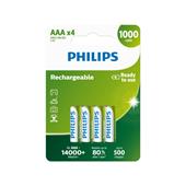 Baterie Philips R03B4RTU10/10 nabíjecí AAA 1000 mAh 4ks